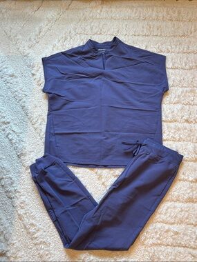 Purple Mandala Scrub Set